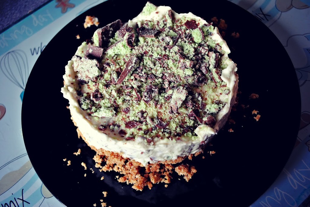 mint aero cheesecake recipe