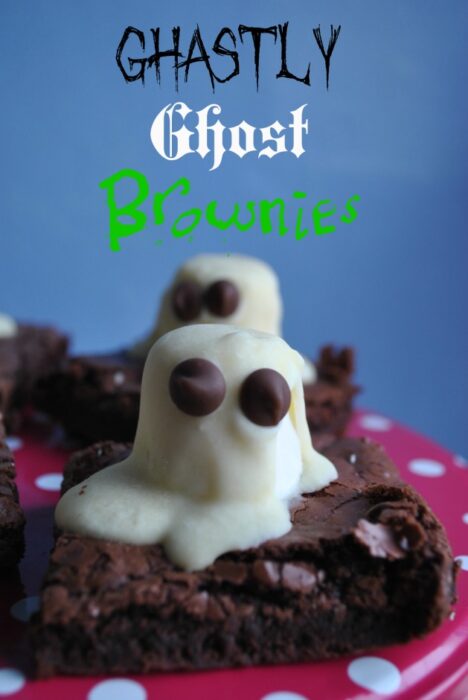 Make your own Ghost brownies