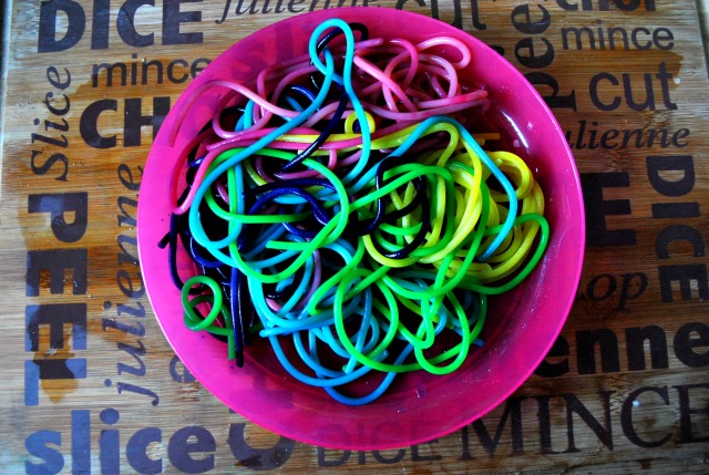 Toddler Treats – Rainbow Spaghetti