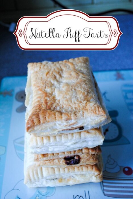 Nutella Puff tart recipe