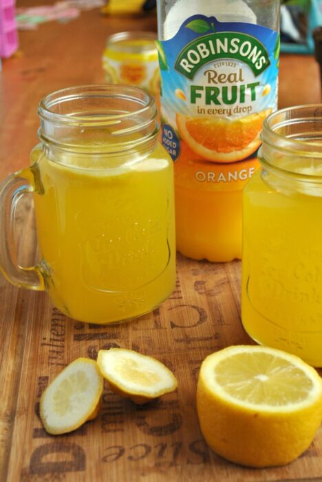 Orange & Lemon Squash with Robinsons