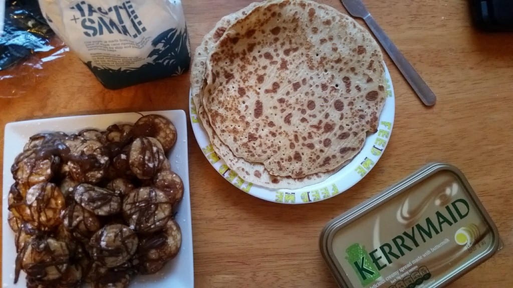 Pancake day with galberts pancakes