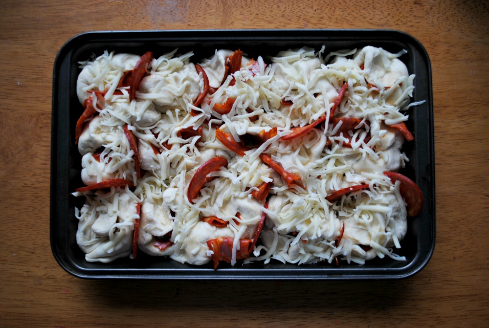 Pull apart pizza