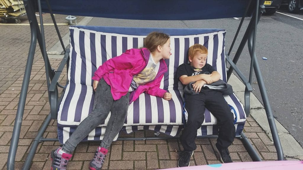 Siblings in August