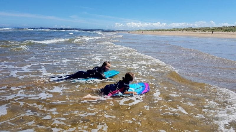 Body boarding lessons on Castlerock beach, Northern Ireland Join us on our latest trip to Castlerock & see what what we got up to! Click through to see more photos!