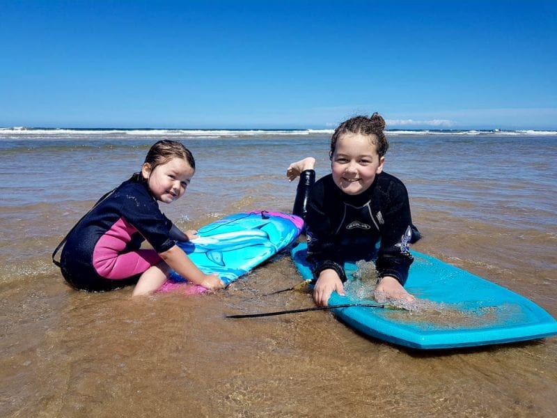 Siblings body boarding on Castlerock beach, Northern Ireland Join us on our latest trip to Castlerock & see what what we got up to! Click through to see more photos!