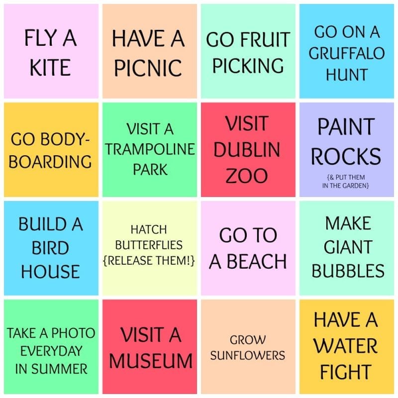 Our Summer Bucket list of fun for 2017 - Click over to our post to read more!
