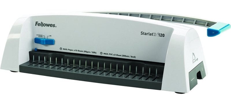 White binder machine