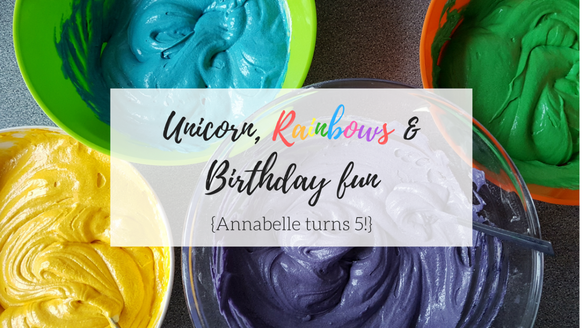 Annabelles Unicorn Rainbow birthday party