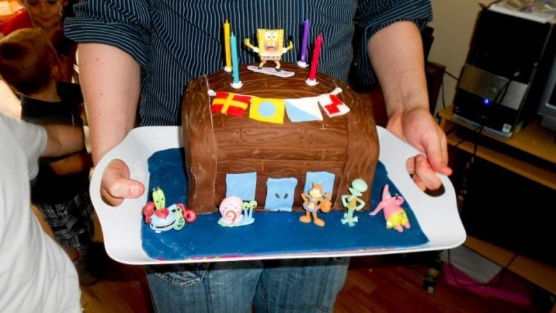 Krusty Krab Birthday cake