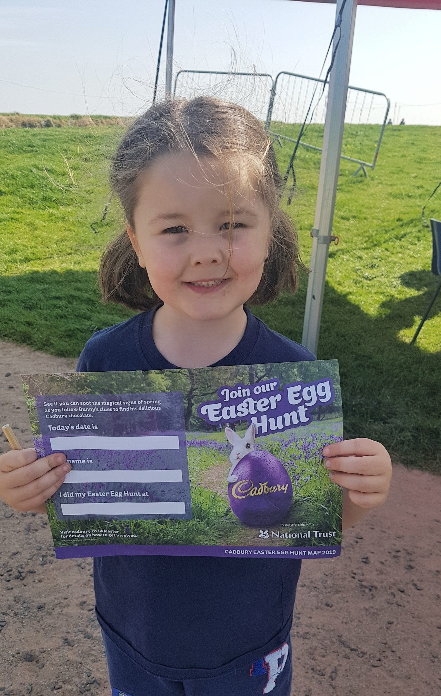 Easter egg hunt at Downhill
