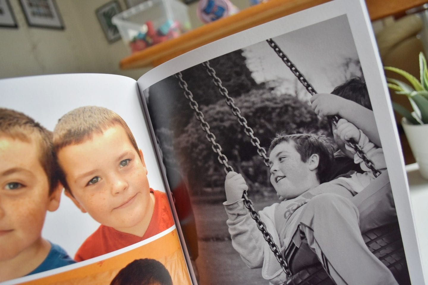 Photos in a photo book