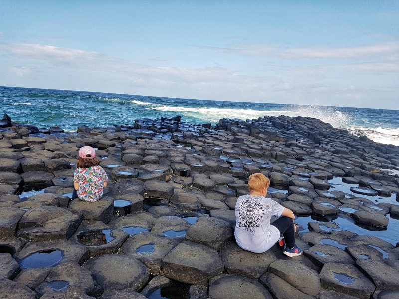 family day out at the giants causeway