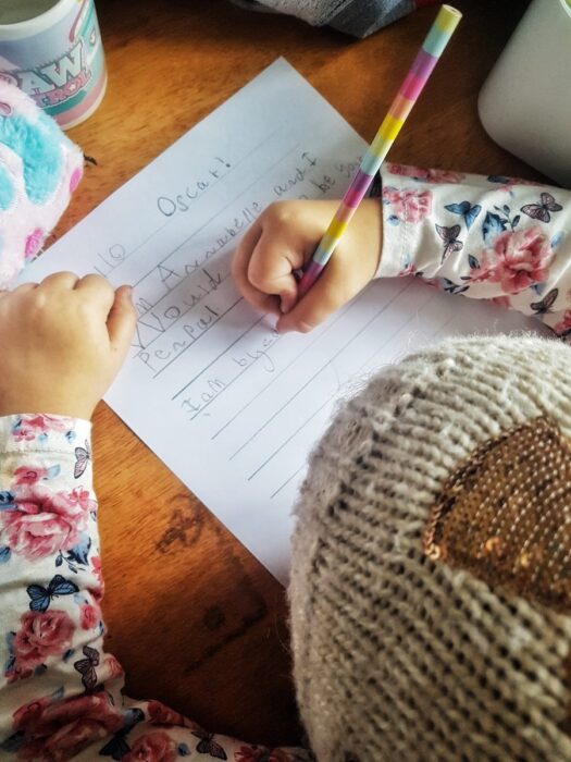 Writing letters
