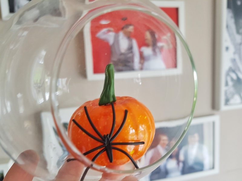Pumpkin in a tealight holder