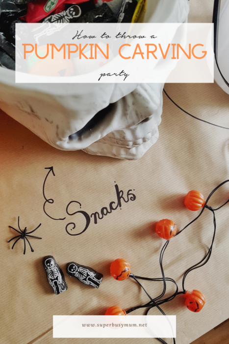 How to throw a pumpkin carving party