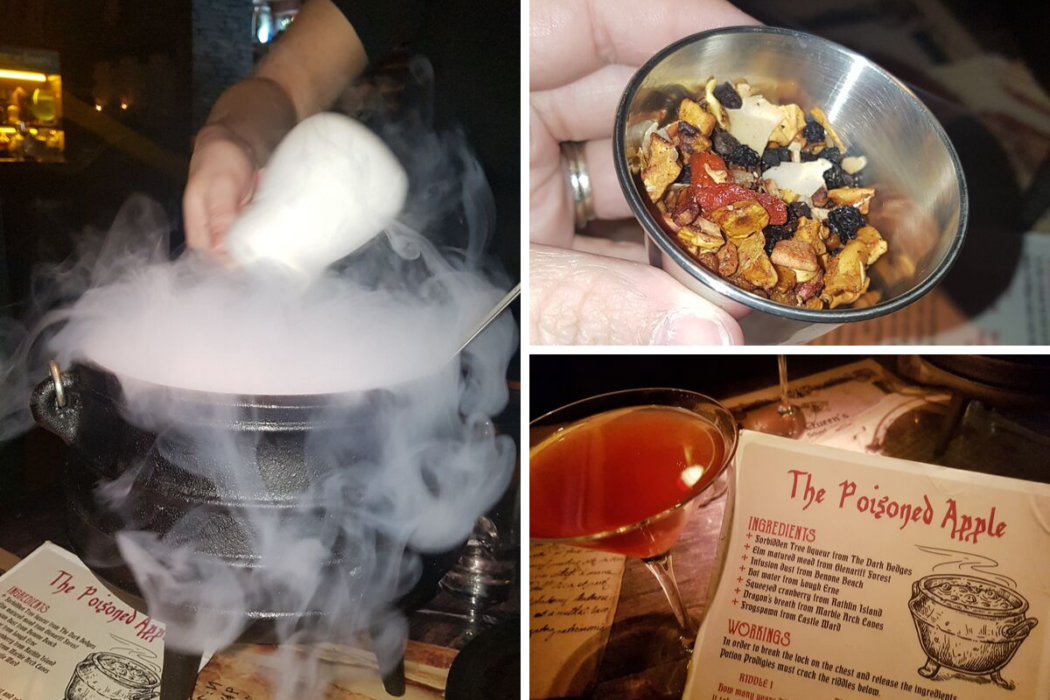 Making cocktails in Belfast