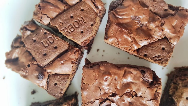 Brownie recipe - Bourbon biscuit brownies