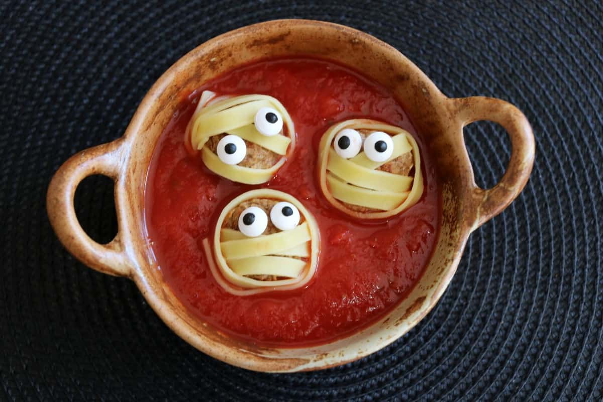 Mummie meatballs