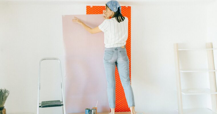 Why peel and stick wallpaper is perfect for a busy mom