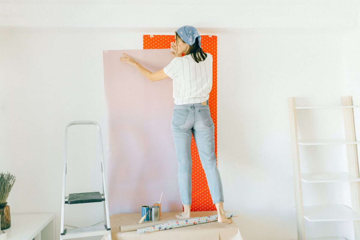 Why peel and stick wallpaper is perfect for a busy mom