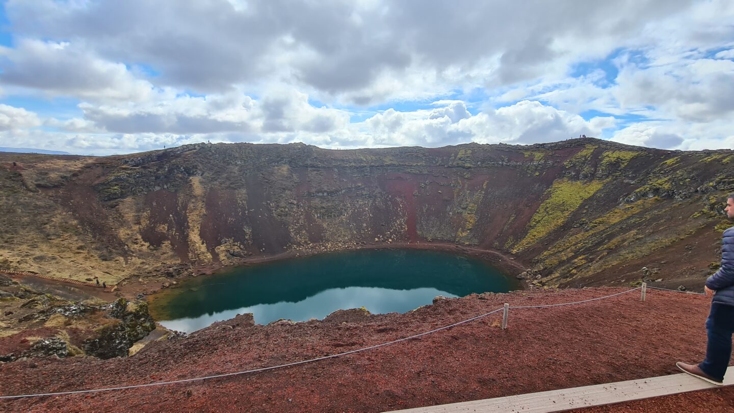 volcanic crater in iceland
